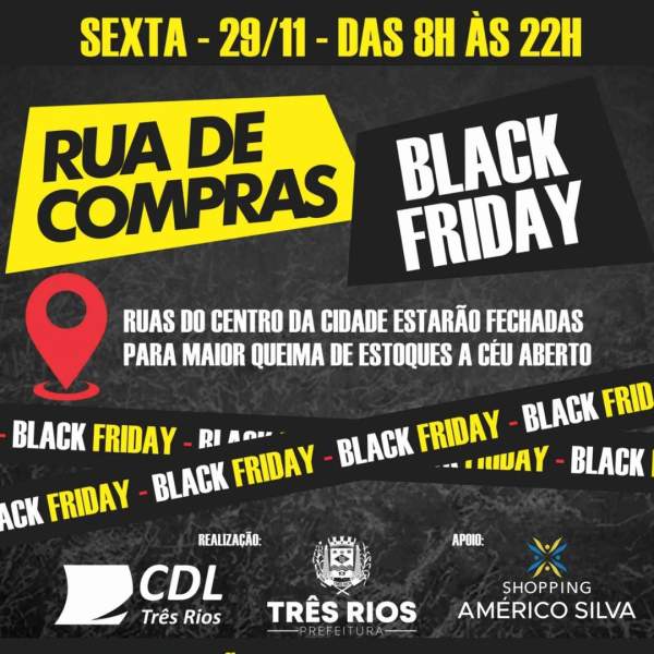 Rua de Compras CDL e Black Friday